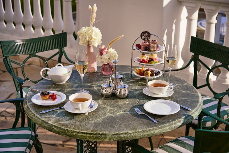 Teatime auf der Terrasse im A-ROSA Strandidyll Heringsdorf &ndash; &copy;Arne Bernsmann