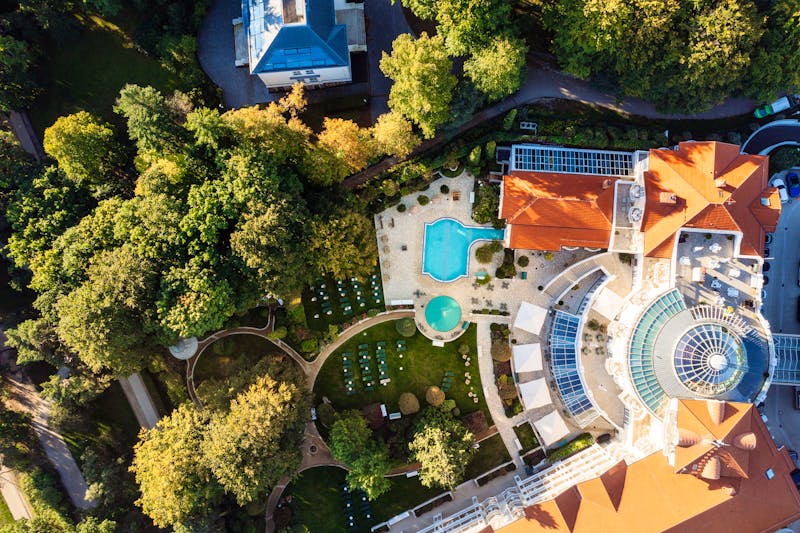 Luftaufnahme A-ROSA Strandidyll Heringsdorf &ndash; &copy;A-ROSA Strandidyll Heringsdorf