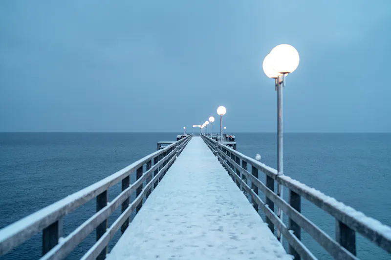 Seebrücke Kühlungsborn im Winter - &copy;Felix Gänsicke