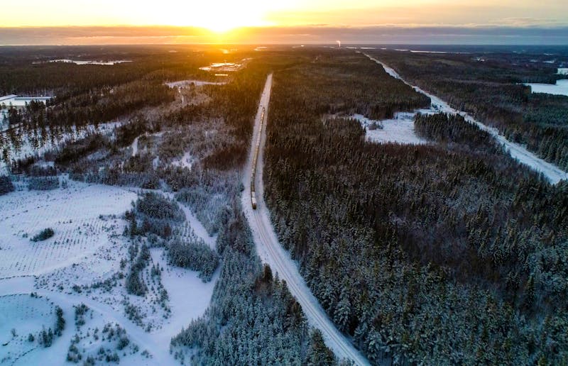 Zugfahrt in Finnland im Winter - &copy;Daniel Rönneberg/Wirestock - stock.adobe.com