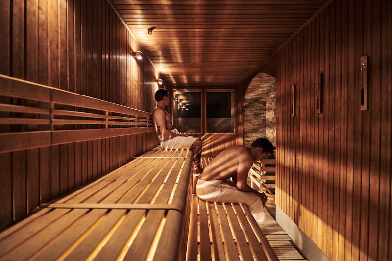 Sauna im aja Nordperd & Villen Göhren &ndash; &copy;Arne Bernsmann