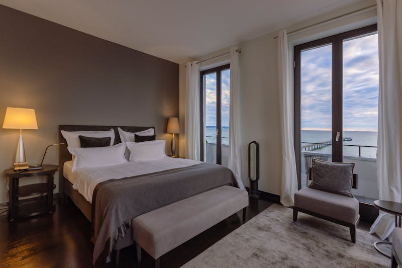 Zimmerbeispiel Doppelzimmer Finest Sea im Hotel CERES AM MEER &ndash; &copy;JUCH DESIGN