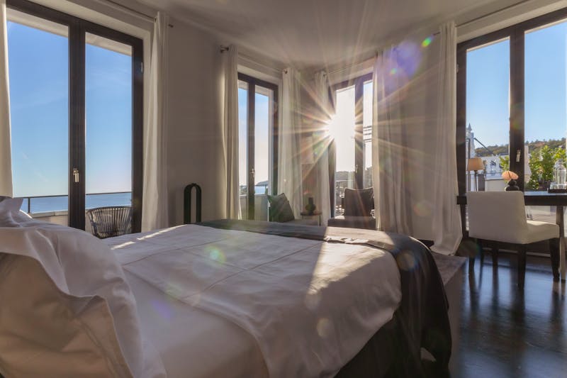 Zimmerbeispiel Doppelzimmer Finest Sea im Hotel CERES AM MEER &ndash; &copy;JUCH DESIGN