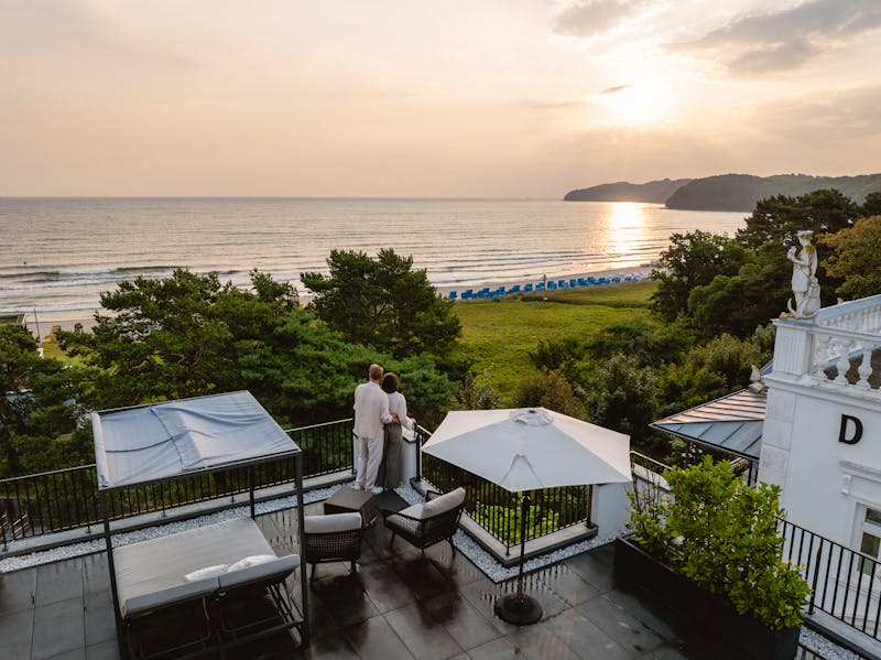 Dachterrasse im Hotel CERES AM MEER &ndash; &copy;Erik Gross