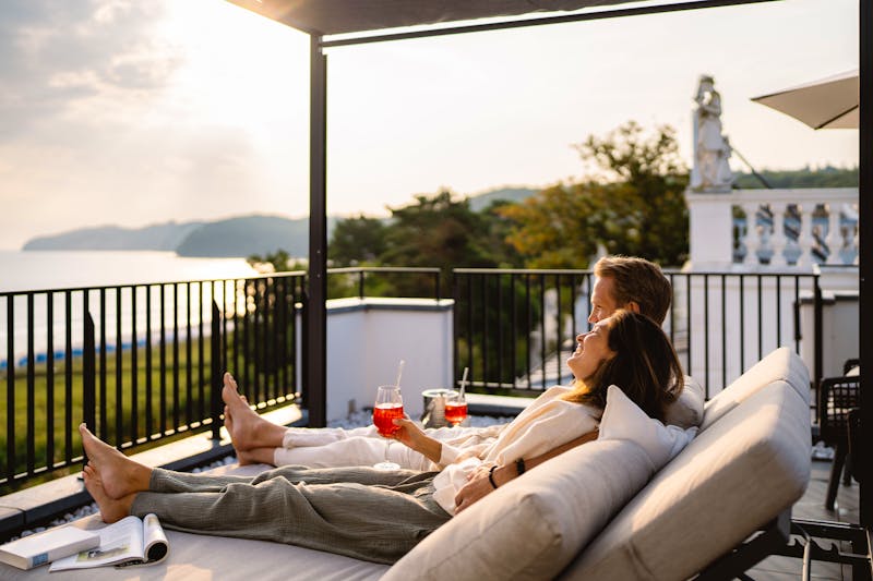 Dachterrasse im Hotel CERES AM MEER &ndash; &copy;Erik Gross