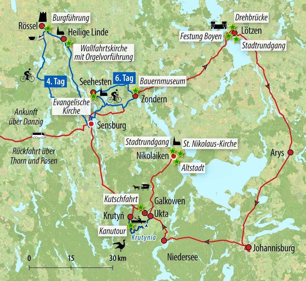 Ihre Reiseroute &ndash; &copy; Eberhardt TRAVEL