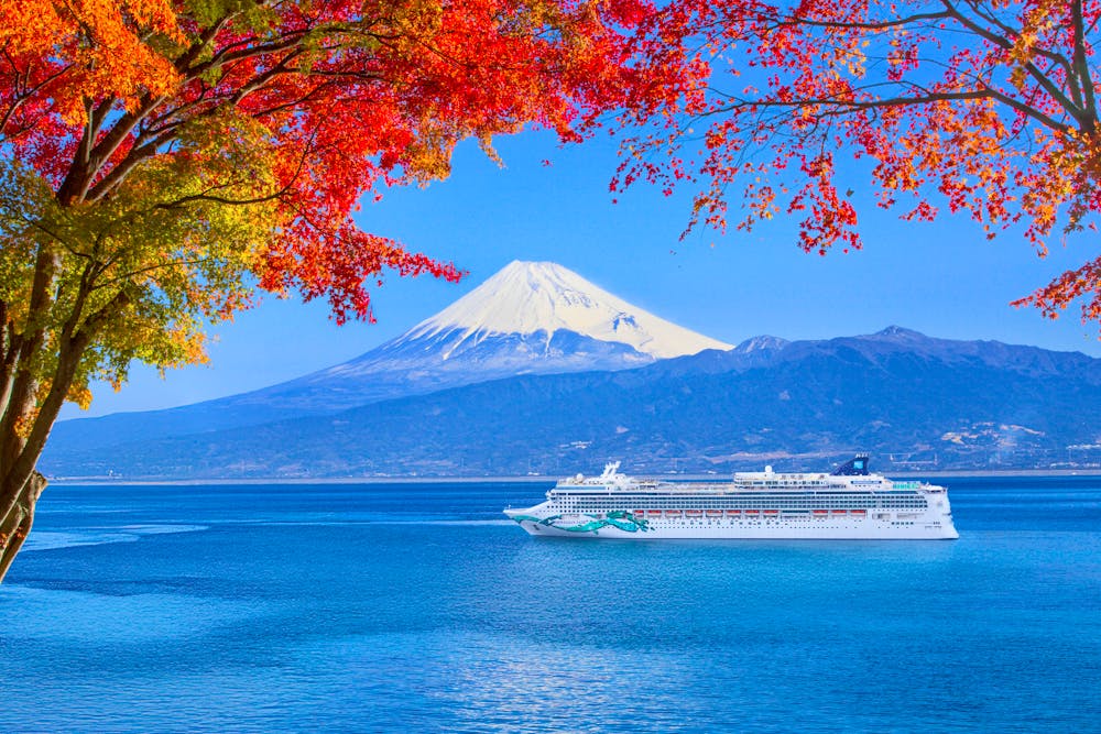 Norwegian Jade • Fuji in Japan &ndash; &copy; Norwegian Cruise Line