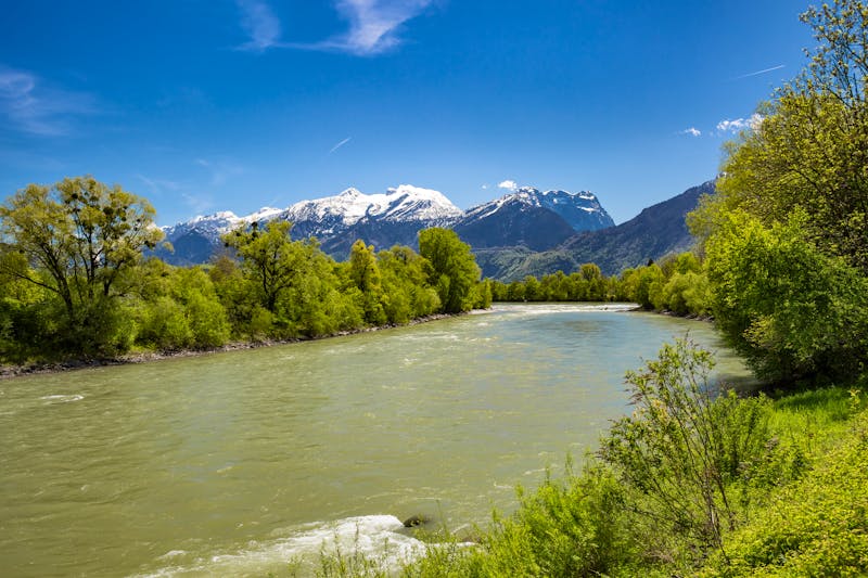 Salzach bei Golling - &copy;sweasy - stock.adobe.com