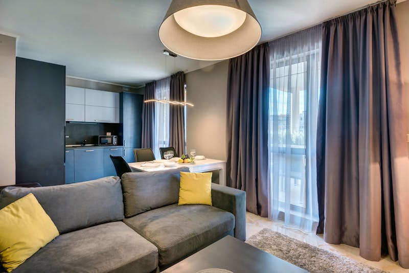 Hotel Poseidon Beispiel-Apartment 2 Schlafzimmer &ndash; &copy;Poseidon VIP Residence Club Balneo & SPA Resort