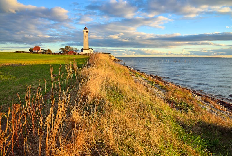 Leuchtturm auf der dänischen Insel Fünen / Fyn - &copy;Holger - stock.adobe.com
