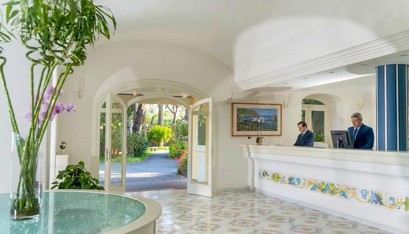 Rezeption im Hotel Terme San Lorenzo &ndash; &copy;Hotel Terme San Lorenzo