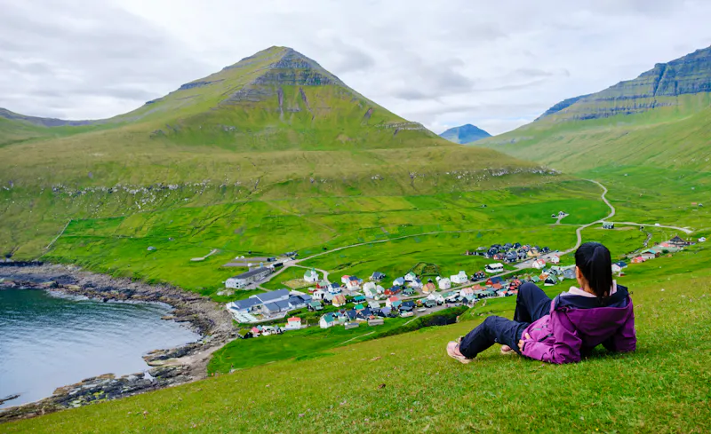 Dorf Gjogv auf der Färöer-Insel Eysturoy - &copy;Fokke Baarssen - stock.adobe.com
