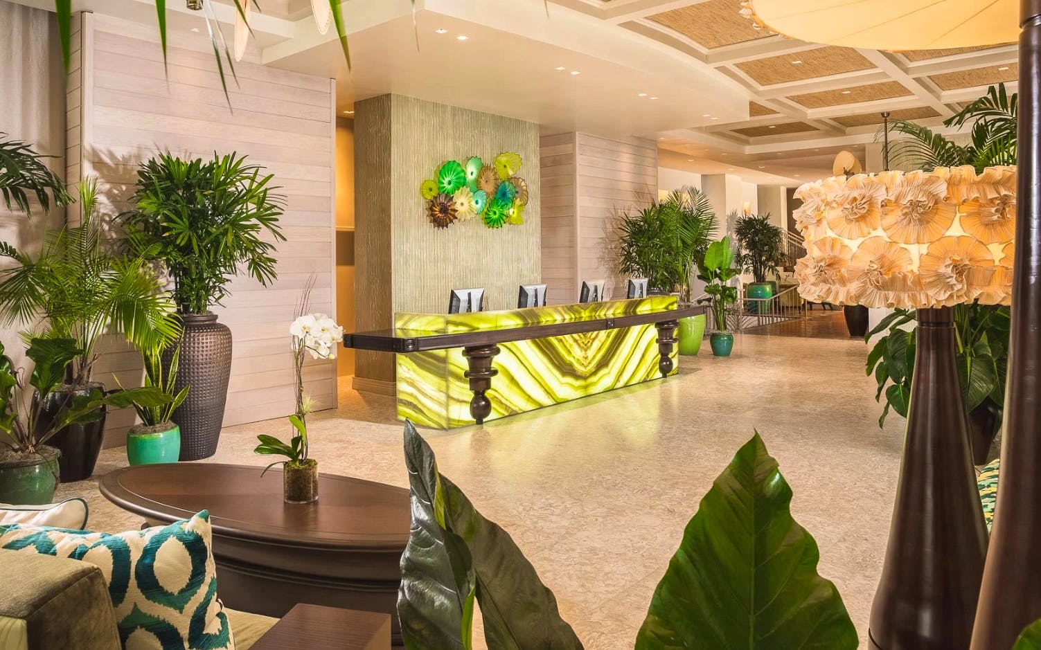 The Palms Hotel & Spa in Miami Beach, USA - Rezeption &nbsp;&ndash;&nbsp;&copy;&nbsp;The Palms Hotel & Spa
