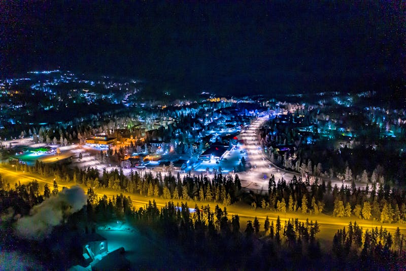 Winterabend in Saariselkä - &copy;Daniel Rönneberg/Wirestock - stock.adobe.com
