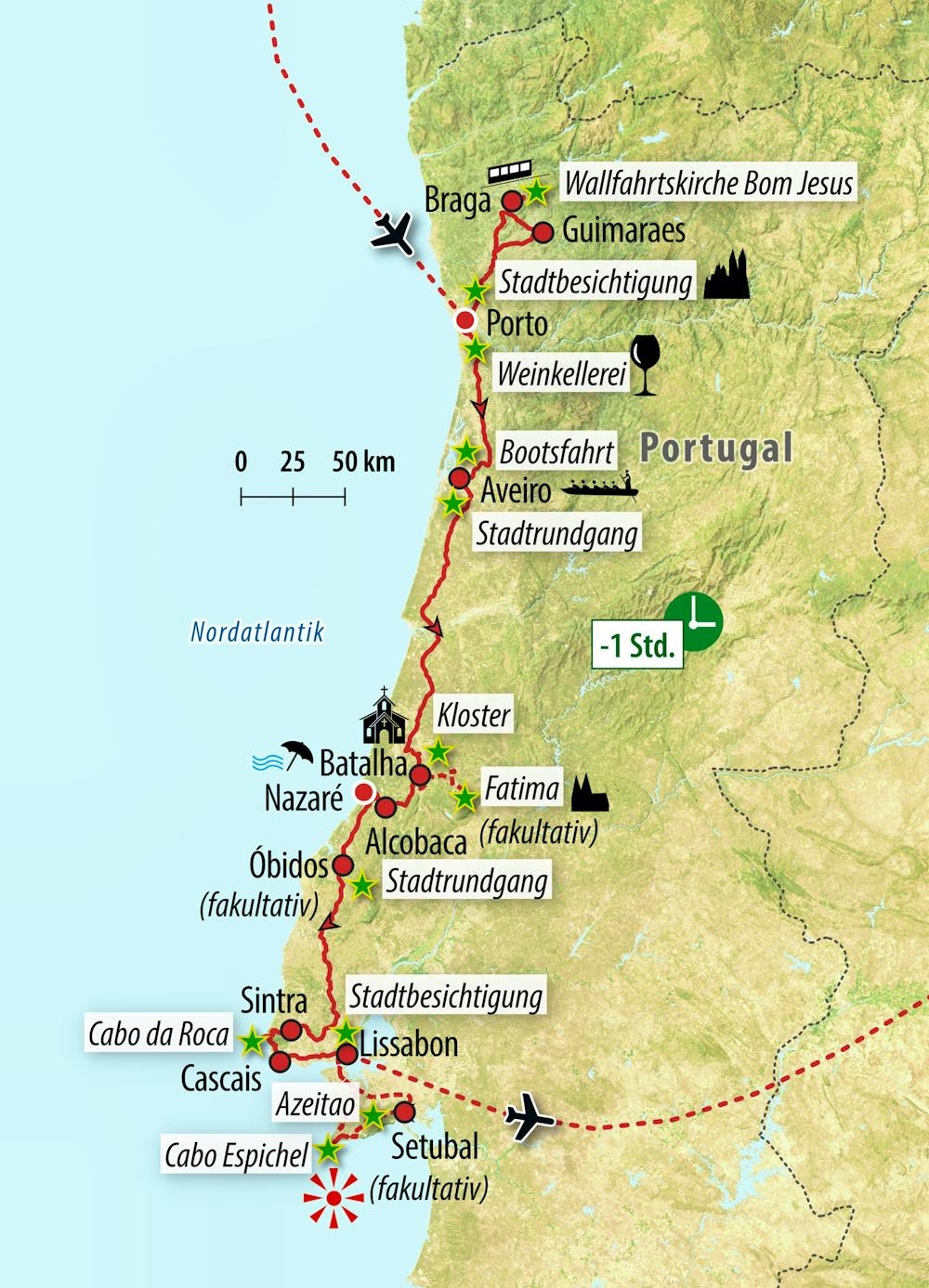 Ihre Reiseroute &ndash; &copy; Eberhardt TRAVEL