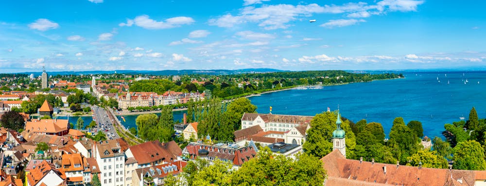 Konstanz am Bodensee - Panoramablick auf die Altstadt &ndash; &copy; marcus_hofmann - stock.adobe.com