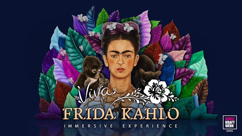 Kunstkrantwerk Leipzig - immersive Ausstellung Viva Frida Kahlo - &copy;Luca Migliore, Kunstkraftwerk Leipzig