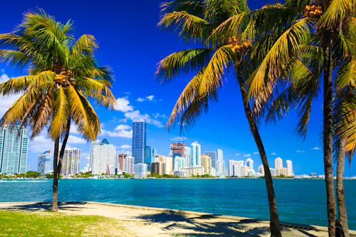 Skyline von Miami  &ndash; &copy; espiegle - stock.adobe.com
