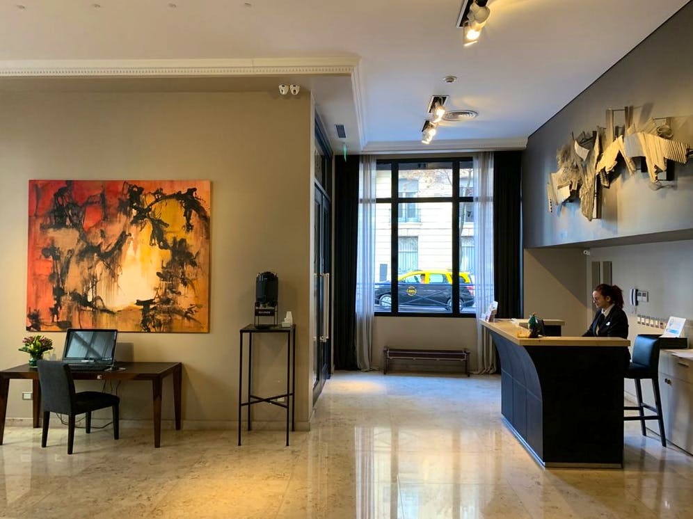 CARLES Hotel Buenos Aires in Buenos Aires, Argentinien - Rezeption &nbsp;&ndash;&nbsp;&copy;&nbsp;CARLES Hotel Buenos Aires