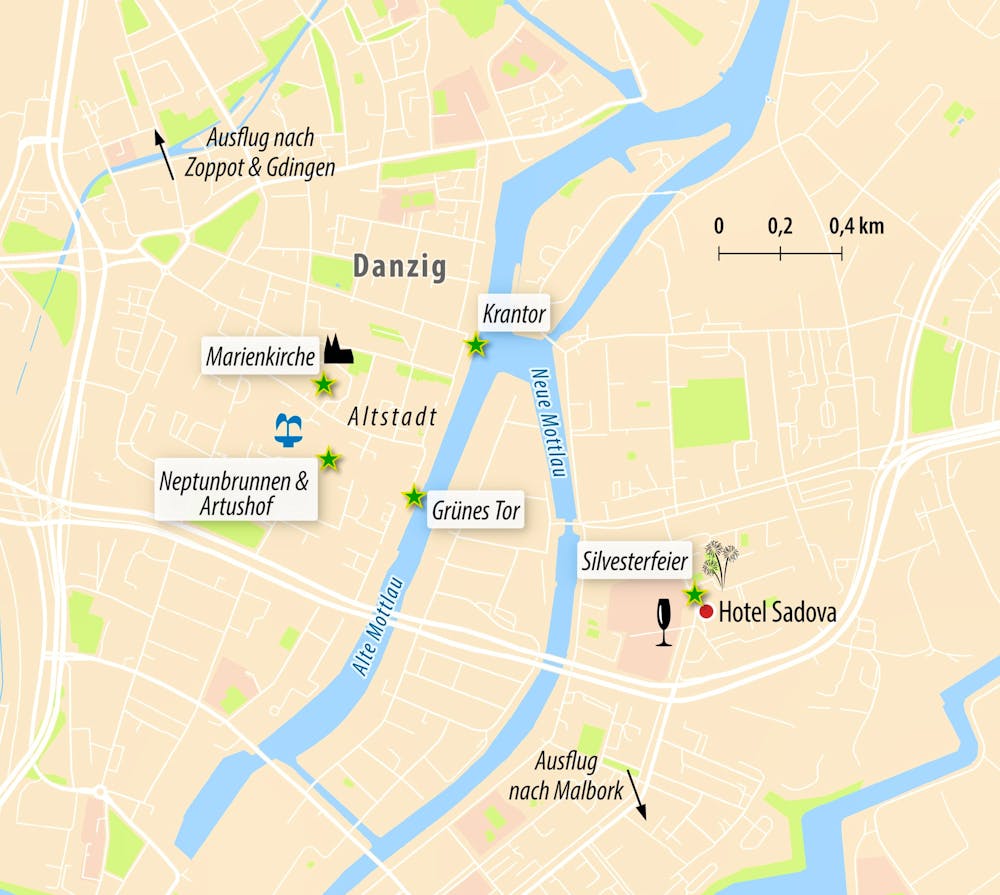 Ihre Reiseroute &ndash; &copy; Eberhardt TRAVEL