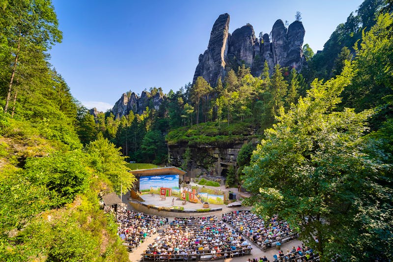 Felsenbühne Rathen in der Säachsischen Schweiz - &copy;Sylvio Dittrich - Felsenbühne Rathen