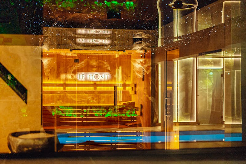 Sauna im Le Mont Medical & Spa &ndash; &copy;Le Mont Medical & Spa