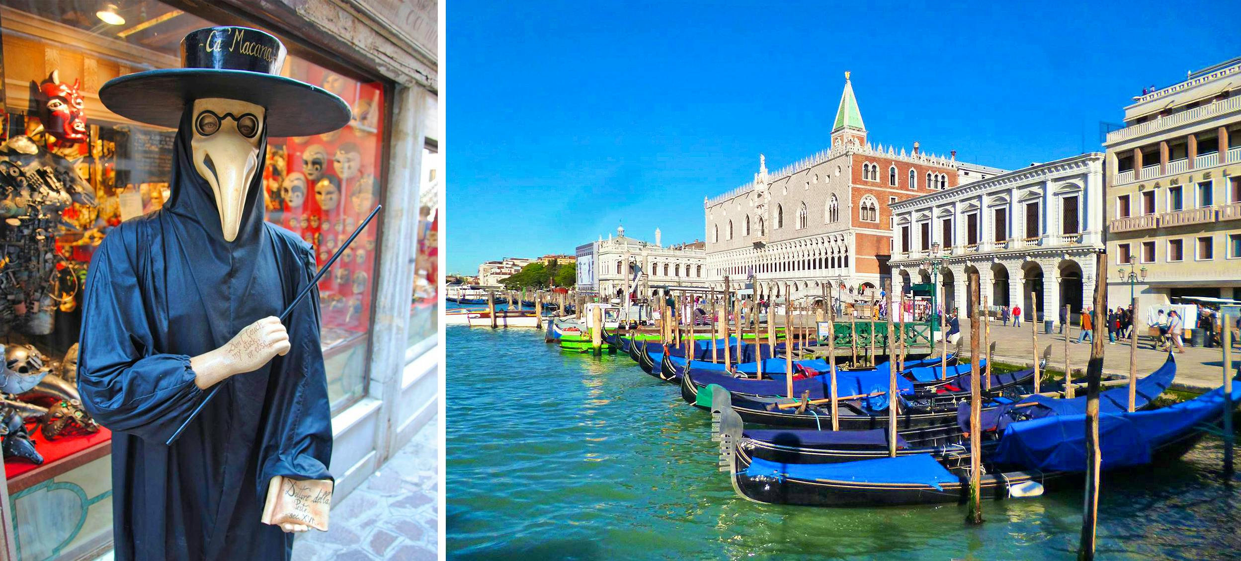 Venedig Karnevalsmasken und Markusplatz&nbsp;&ndash;&nbsp;&copy;&nbsp;Eberhardt TRAVEL