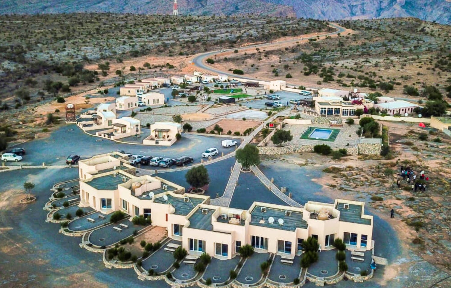 Jebel Shams Resort - Vogelperspektive&nbsp;&ndash;&nbsp;&copy;&nbsp;Jebel Shams Resort