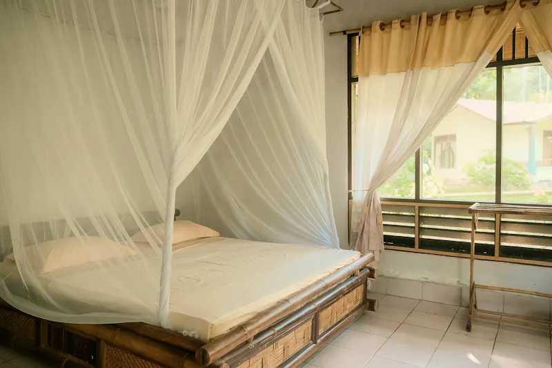 Ecolodge Bukit Lawang Cottages in Indonesien - Standard Doppelbett Lodge  - &copy;Ecolodge Bukit Lawang Cottages