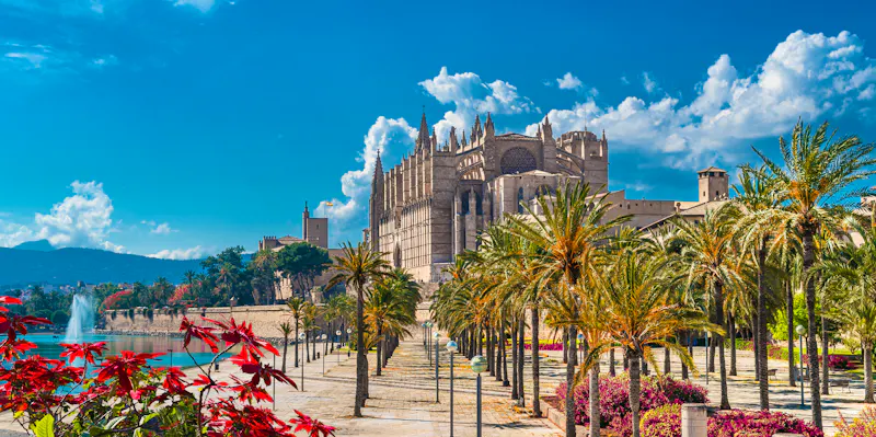 Palma de Mallorca - Blick auf die mittelalterliche Kathedrale La Seu - &copy;Balate Dorin - stock.adobe.com