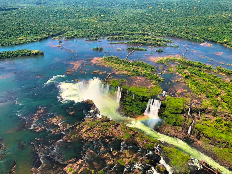 Helikopterflug über die Iguazu Wasserfälle - &copy;Sabine Letzybyll - Eberhardt TRAVEL