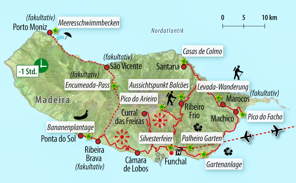 Ihre Reiseroute &ndash; &copy; Eberhardt TRAVEL