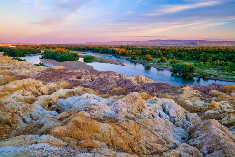 Fluss Irtysch in Burqin, China - &copy;孝通 葛 - stock.adobe.com