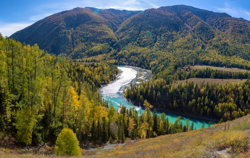 Kanas-Nationalpark in Xinjiang in China - &copy;Pises Tungittipokai - stock.adobe.com