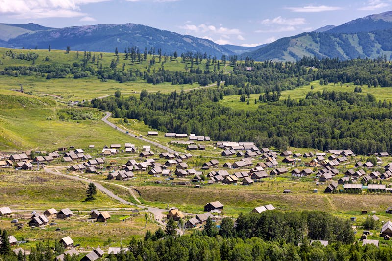Heimu-Dorf in Xinjiang, China - &copy;dong - stock.adobe.com