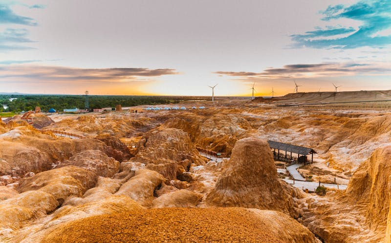 Farbiger Strand in Xinjiang, China - &copy;wei - stock.adobe.com