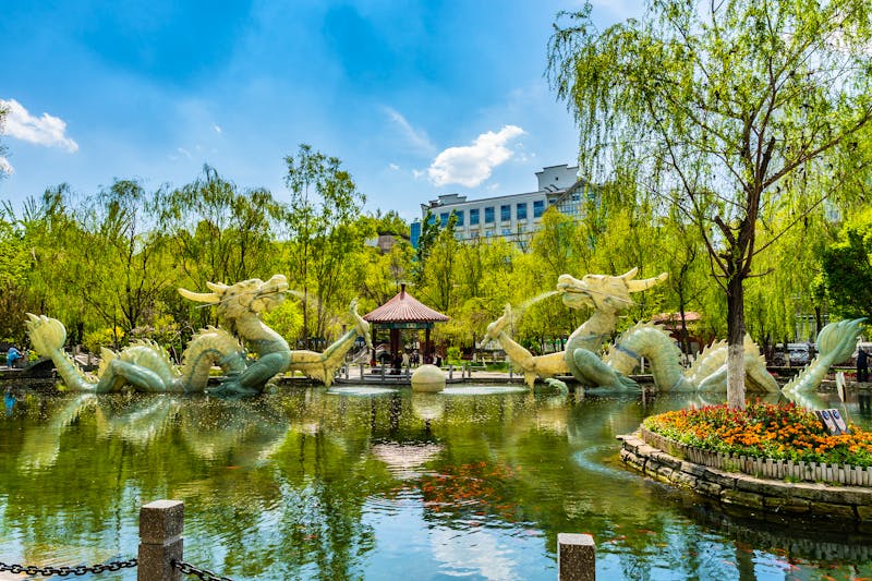 Shuimogou Park in Urumqi in Xinjiang (China)  - &copy;Aleksandar - stock.adobe.com
