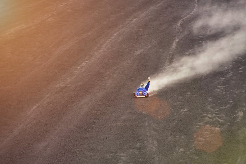 Sandboarding auf dem Cerro Negro in León (Nicaragua) - &copy;PixieMe - stock.adobe.com