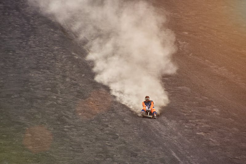 Sandboarding auf dem Cerro Negro in León (Nicaragua) - &copy;PixieMe - stock.adobe.com