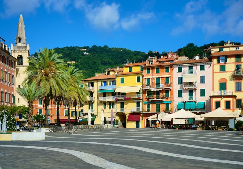 Garibaldi Platz in Lerici - Ligurien - &copy;elvirkin - stock.adobe.com
