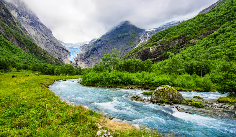 Briksdal Gletscher in Olden, Norwegen - &copy;harry - stock.adobe.com