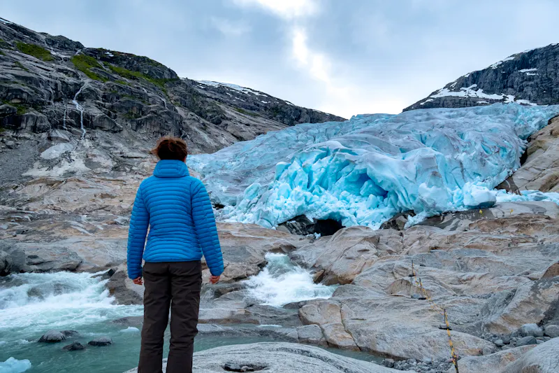 Briksdal Gletscher in Olden, Norwegen - &copy;1tomm - stock.adobe.com