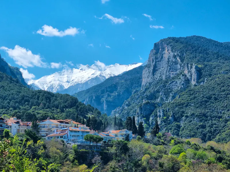 Bergdorf Litochoro am Fuße des Olymp - &copy;Katrin Deutschbein - Eberhardt TRAVEL