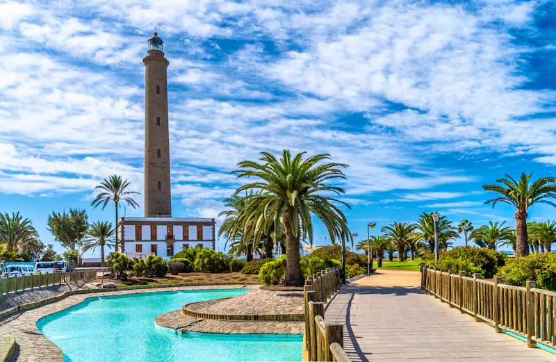 Leuchtturm von Las Maspalomas auf Gran Canaria - &copy;Balate Dorin - stock.adobe.com