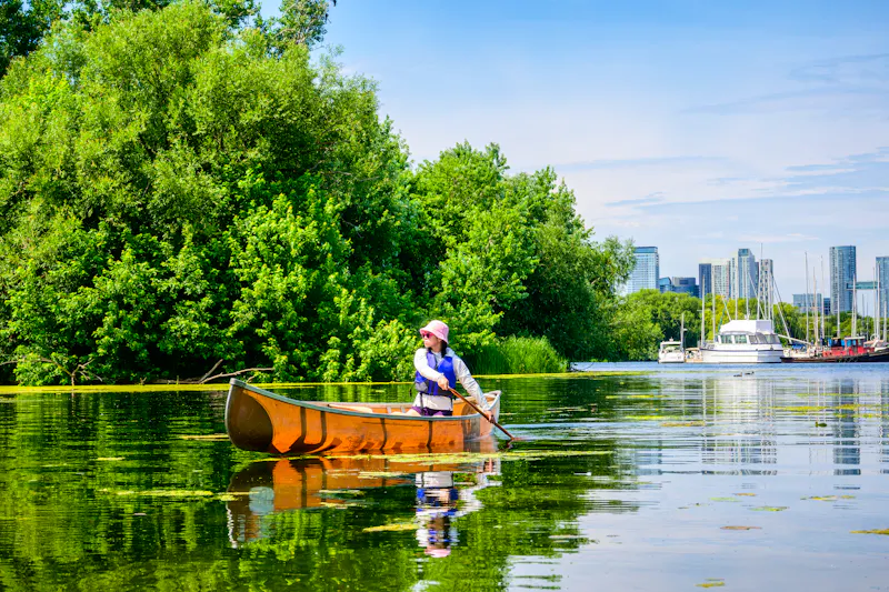 Kanutour vor den Toronto Islands - &copy;Michael Connor Photo - stock.adobe.com
