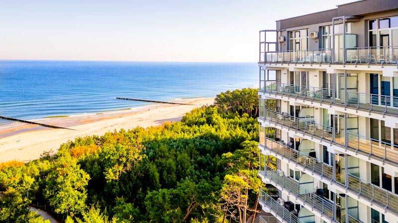 Blick Richtung Ostsee vom Hotel Porta Mare Active & Spa Resort &ndash; &copy;IdeaSpa 