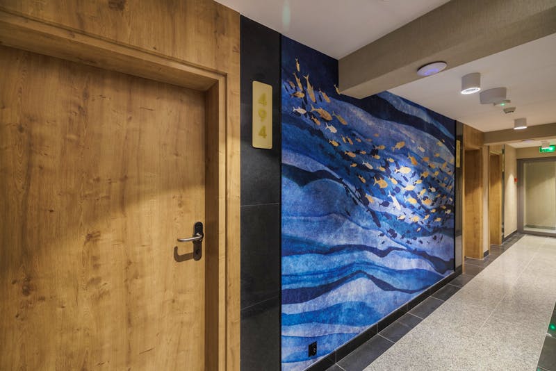 Hotelflur im Hotel Porta Mare Active & Spa Resort &ndash; &copy;IdeaSpa 