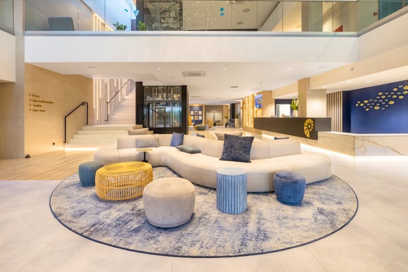 Lobby im Hotel Porta Mare Active & Spa Resort &ndash; &copy;IdeaSpa 