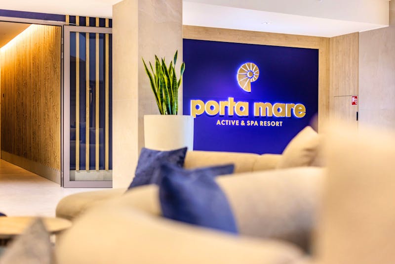 Lobby im Hotel Porta Mare Active & Spa Resort &ndash; &copy;IdeaSpa 