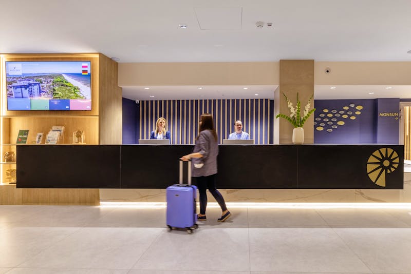 Rezeption vom Hotel Porta Mare Active & Spa Resort &ndash; &copy;IdeaSpa 